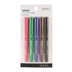 Cricut Stylos Et Marqueurs|Infusible Ink^Stylos Infusible Ink™ (0,4), Basics (5 unités)