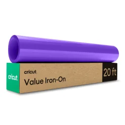 Cricut Matériaux Économiques^Thermocollant économique de 30,5 cm × 6 m (12 po × 20 pi), Pourpre