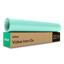 Cricut Matériaux Économiques^Thermocollant économique de 30,5 cm × 6 m (12 po × 20 pi), Menthe