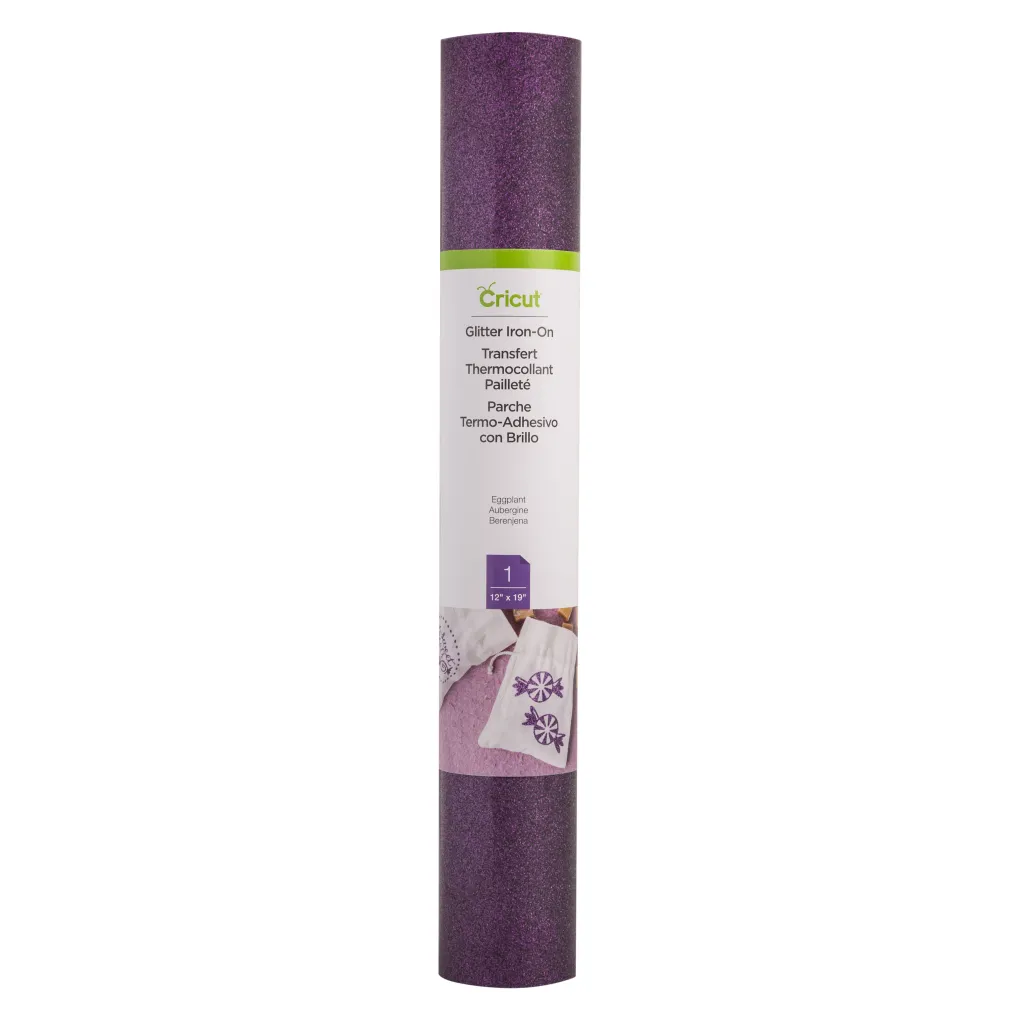 Cricut Thermocollant (htv)^Thermocollant pailleté, Aubergine