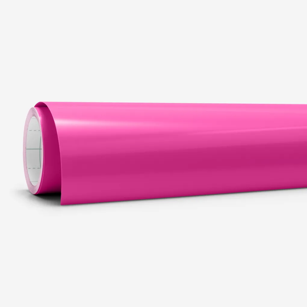 Cricut La Gamme Explore|Vinyle^Vinyle avec couleur activée par la chaleur - Permanent, Magenta - Rose clair