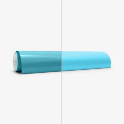 Cricut La Gamme Explore|Matériaux^Vinyle avec couleur activée par le froid - Permanent, Turquoise - Bleu clair