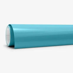 Cricut La Gamme Explore|Matériaux^Vinyle avec couleur activée par le froid - Permanent, Turquoise - Bleu clair