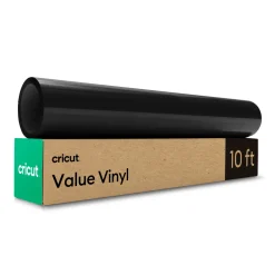 Cricut Matériaux Économiques^Vinyle économique de 30,5 cm × 3 m (12 po × 10 pi), Noir