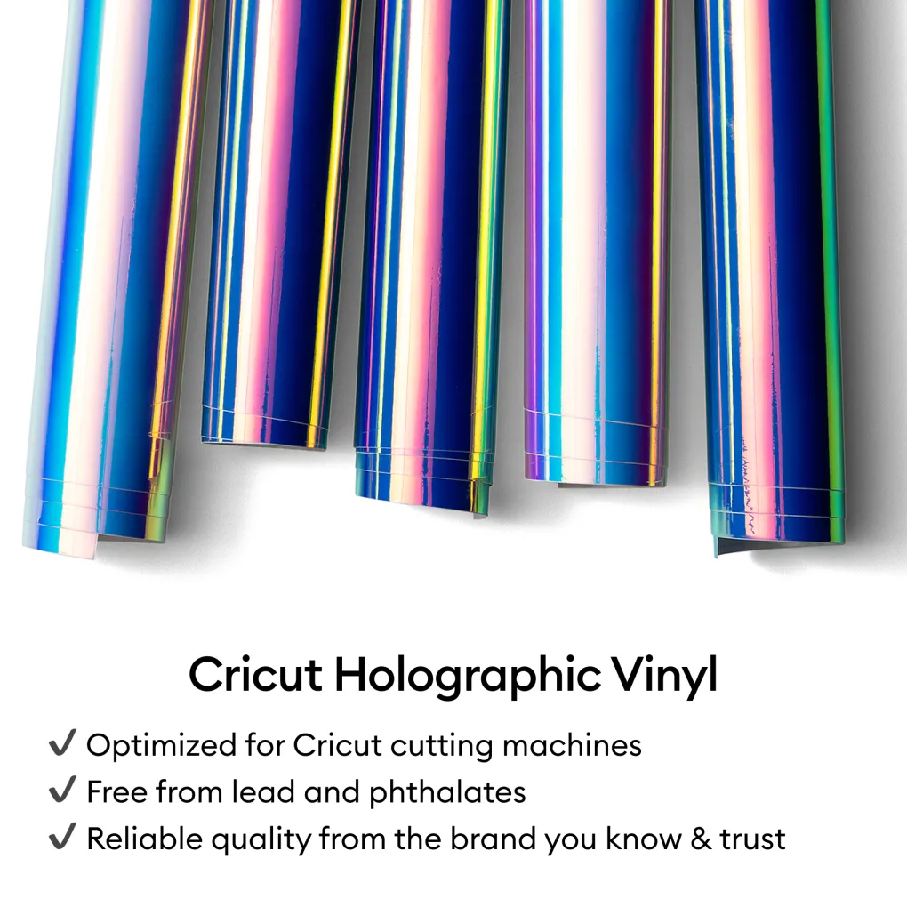 Cricut Vinyle|Matériaux^Vinyle holographique (1,2m / 4pi)