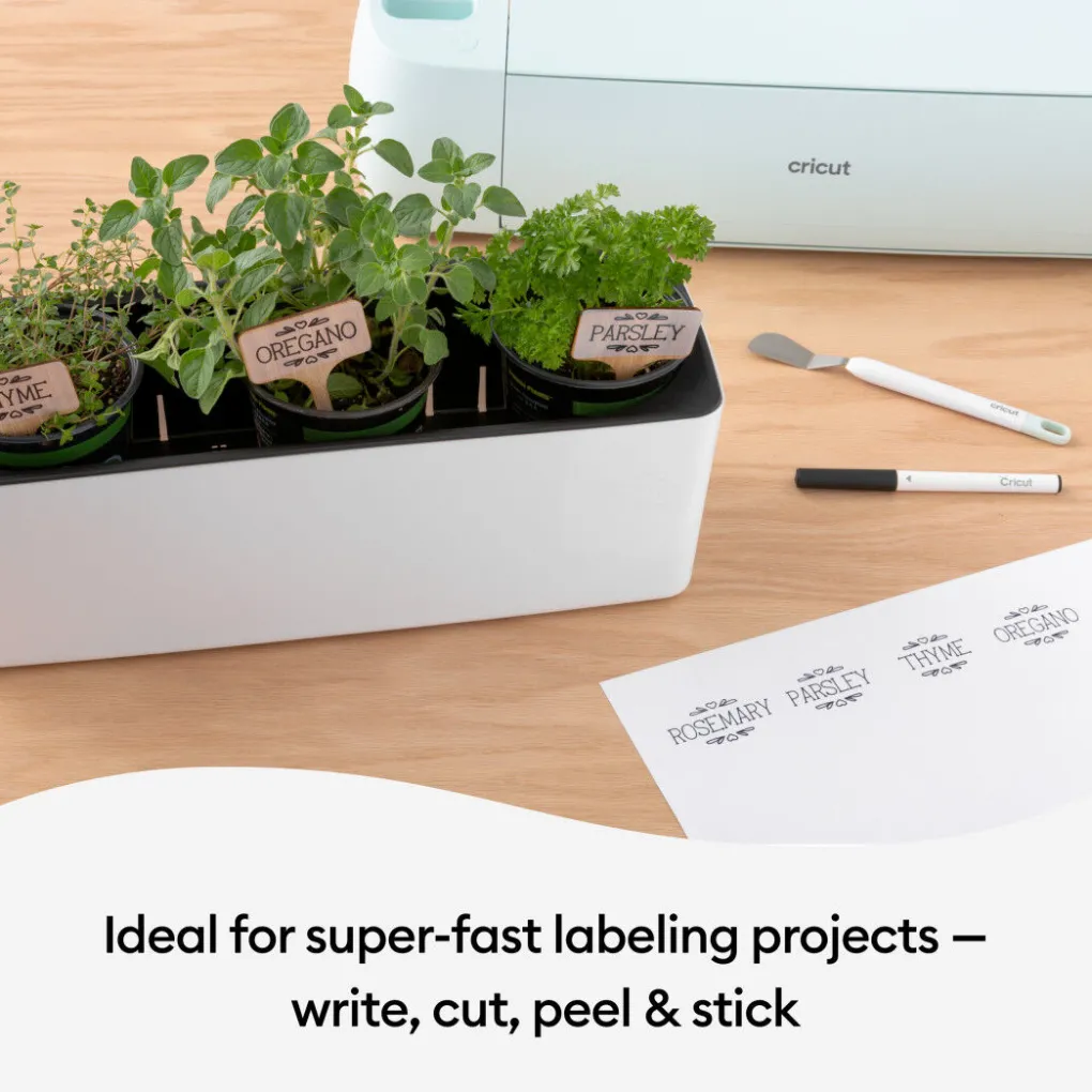 Cricut Vinyle^Vinyle inscriptible Smart Label™ -Amovible, (0,9m (3 pi))