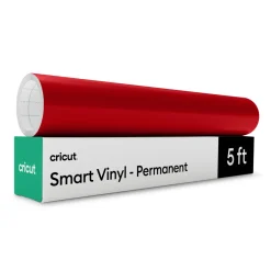 Cricut Vinyle^Vinyle permanent sans tapis Smart Vinyl™ (1,5 m / 5 pi), Rouge