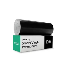 Cricut Exclusivité Web^Vinyle permanent sans tapis Smart Vinyl™ Joy™ (3 m / 10 pi), Noir