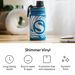 Cricut Vinyle^Vinyle scintillant - permanent (1,2 m / 4 pi)