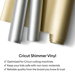 Cricut Vinyle^Vinyle scintillant - permanent (1,2 m / 4 pi)