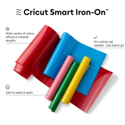 Cricut Thermocollant (htv)|Gamme Smart Materials^Vinyle thermocollant sans tapis Smart Iron-On™ (0,9m / 3pi)